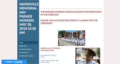 Desktop Screenshot of napervillememorialdayparade.com